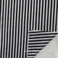 Soft and Stretchy Free Sample Stripes Pattern 100% Polyester Loose Single Jersey Knit Fabric For Garments